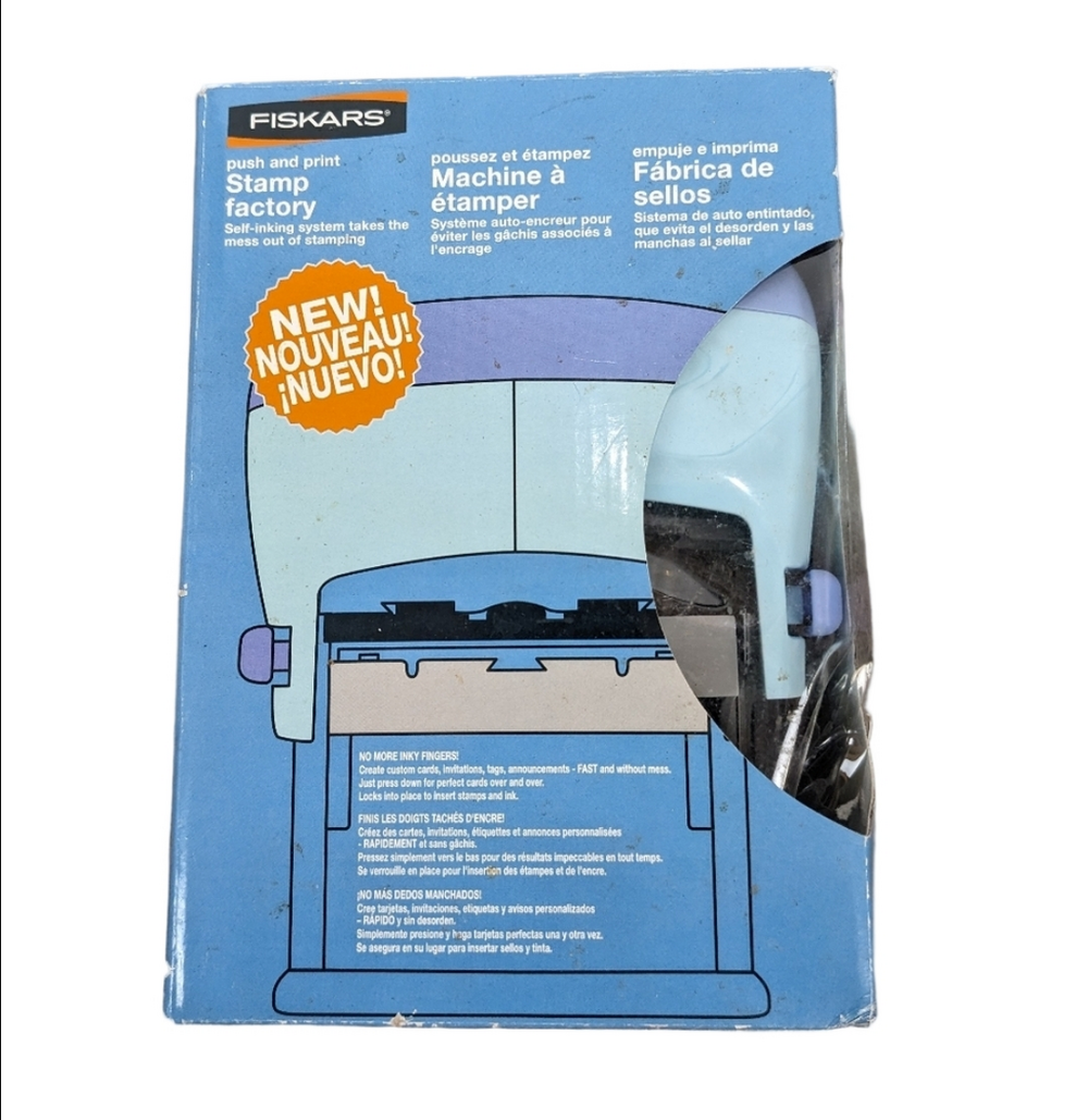 Fiskars Push-and-Print Stamp Factory